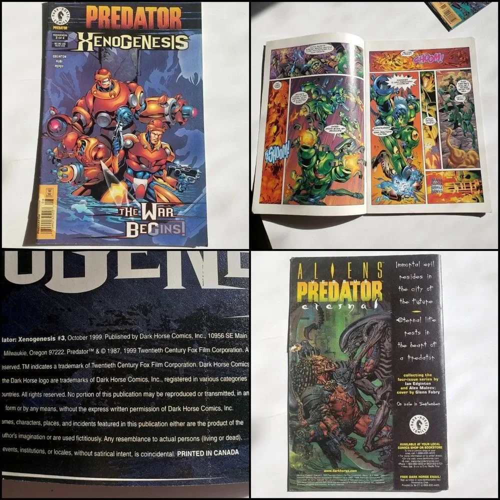 Predator Xenogenesis Comic Bundle of 3 - Picture 4 of 6